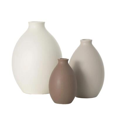 Sullivans Brown Matte Ceramic Vase Assorted