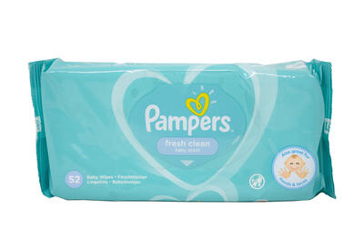 Pampers Wipes  Fresh Clean 52 ct: $8.00