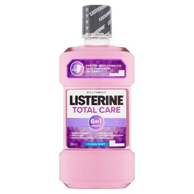 Listerine Total Care Clean Mint Mouthwash 500ml