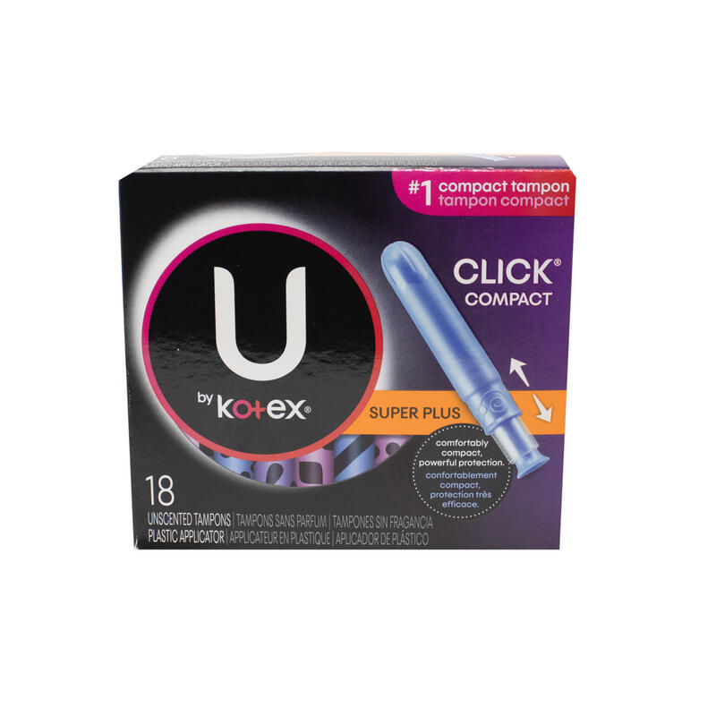 U by Kotex Security Tampon Super Plus Absorbency Feminine Unscented 18 count: $34.95