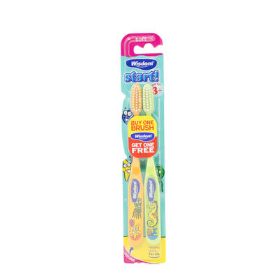 Wisdom Start Kids Toothbrush Soft 2 pack: $6.00