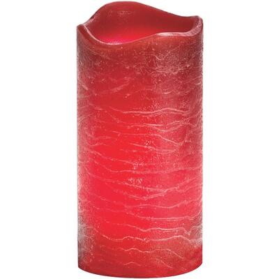 Flameless Currant Rustic Pillar Candle: $15.00