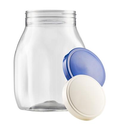 Transparent Plastic Jar 2700ml: $13.01
