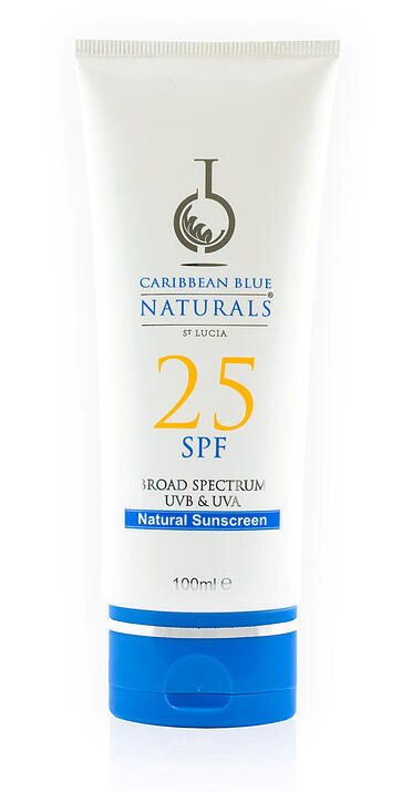 Caribbean Blue Naturals SunScreen SPF 25 100ML