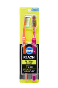 Reach Crystal Clean Toothbrushes Medium 2 pack: $16.50