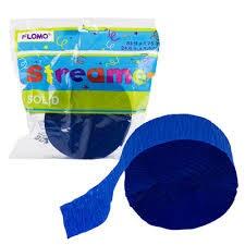 Royal Crepe Streamer Blue 81