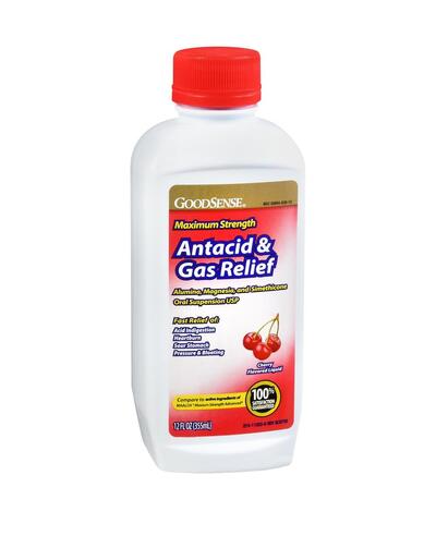 Good Sense Maximum Strength Antacid & Gas Relief Cherry 12oz