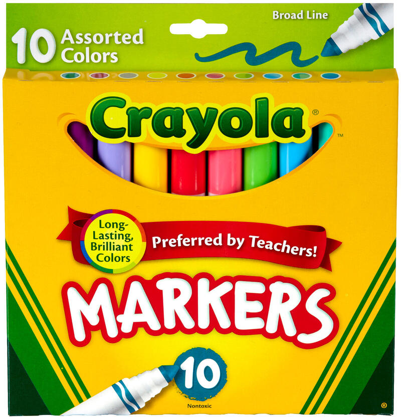 Crayola Broad Line Markers 10ct