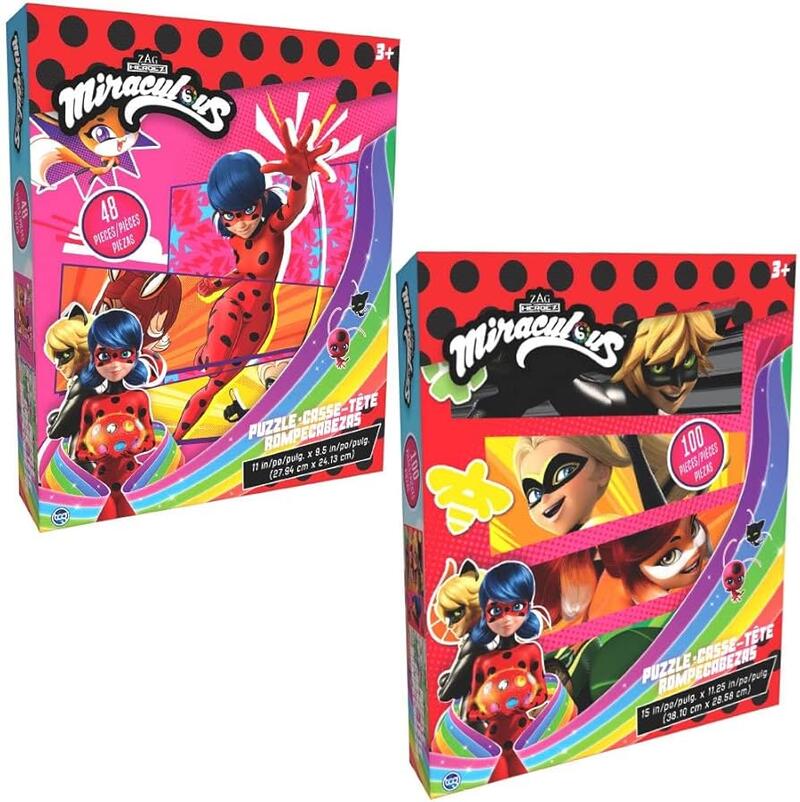 Miraculous Ladybug 48pc & 100pc Premiere Puzzle