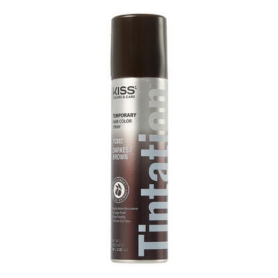 Kiss Tintation Color Spray Darkest Brown