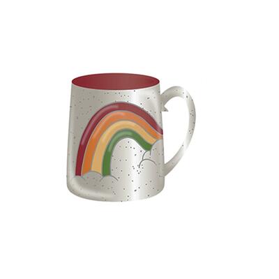 Speckle Rainbow Happiness Ceramic Mug