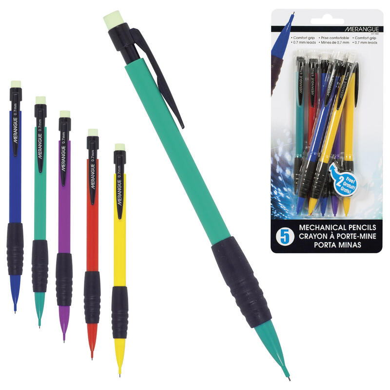 Comfort Grip Mech Pencils Seven Pack