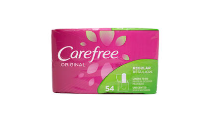 Carefree Original Regular to Go Pantiliners Unscented 54 ct: $14.01