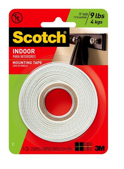 Scotch  Mounting Tap  0.50 x 110 yd: $10.00