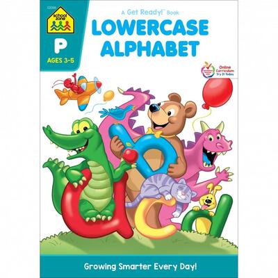 School Zone Lowercase Alphabet Ages 3 to 5 Workbook: $8.00