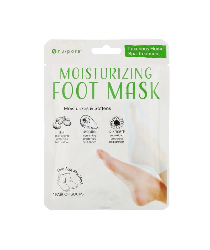 Nu-pore Moisturizing Foot Mask 1 pair: $6.00