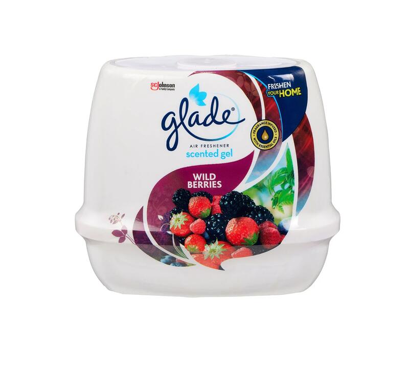 Glade Air Freshener Scented Gel Wild Berries 180g