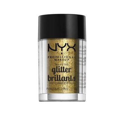 NYX Face And Body Gitter Gold 0.08