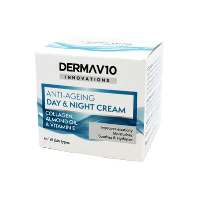 Derma V10 Innovations Anti-Ageing Day & Night Cream 50ml: $8.00