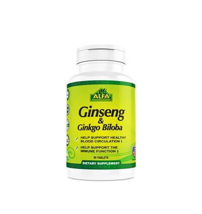 Alfa Vitamins Ginseng With Ginkgo Biloba 90 pieces