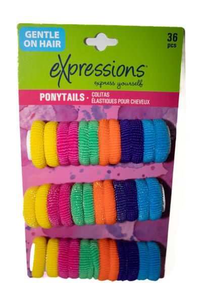 Expressions Ponytails 36pcs: $5.00
