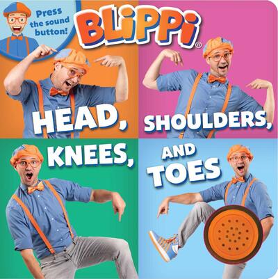 Blippi Head Shoulder Knee And Toes Board Book