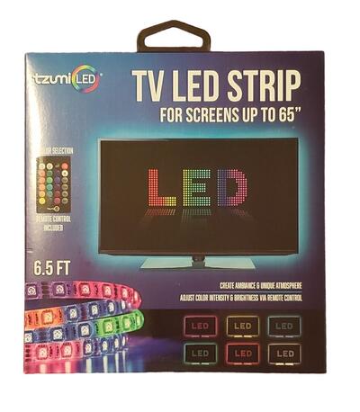 Tzumi TV LED Strip 6.5ft: $16.00