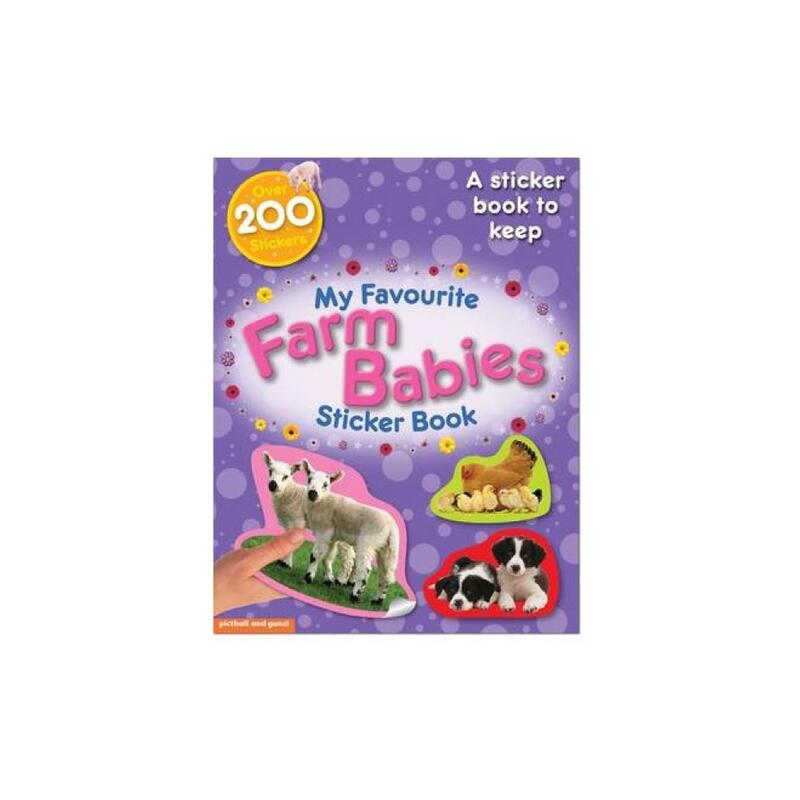 My Favourite Farm Babies Sticker Book: $2.00