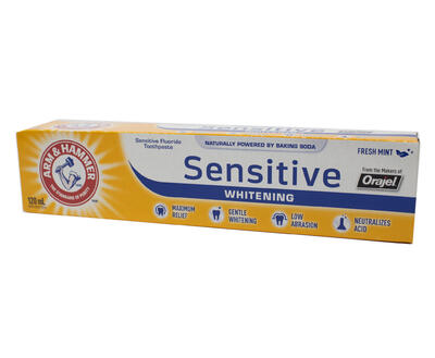 Arm & Hammer Sensitive Whitening Toothpaste Fresh Mint 120ml