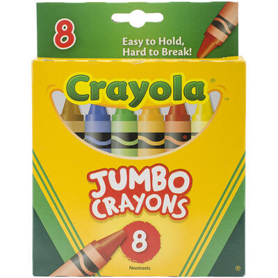 Crayola Jumbo Crayons 8 count: $14.00