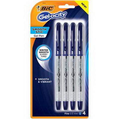 Bic Gelocity Smooth Stic Pen 4pk: $13.01
