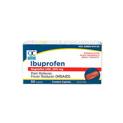 QC Ibuprofen 50 Caps: $10.00