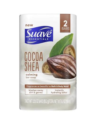 Suave Bar Soap Cocoa Shea 2 pack: $5.00