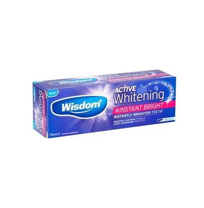 Wisdom Active Whitening Tooth Paste 75ml: $9.00