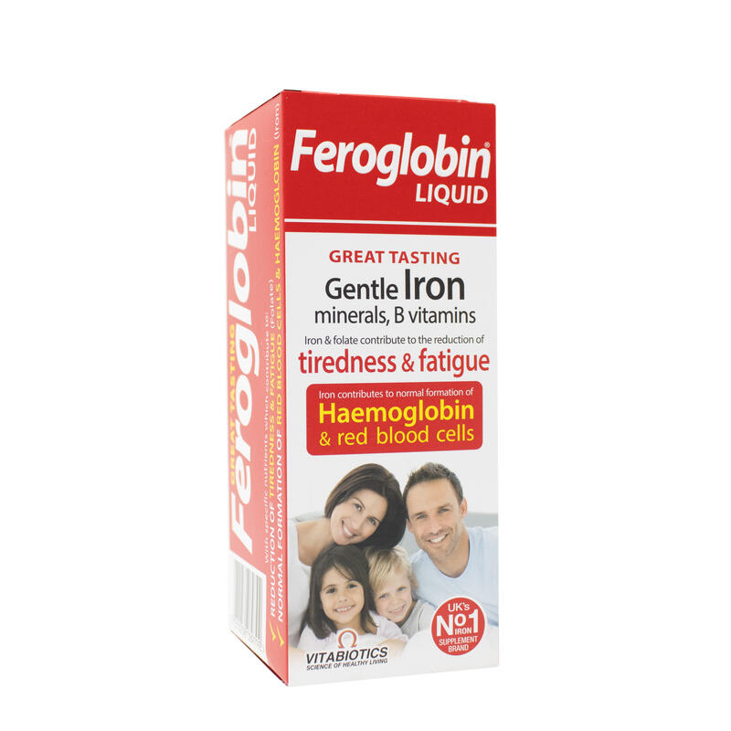 Vitabiotics Feroglobin B12 Iron  Zinc  B Complex Liquid  Supplement  200ml: $34.95