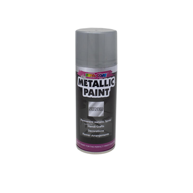 DNR Supa-Coat Metallic Silver Lacquer Spray Paint: $2.00