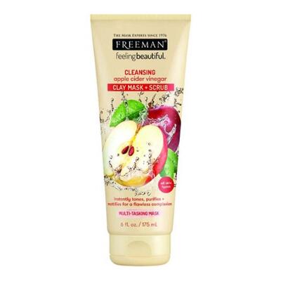 Freeman Cleansing Apple Cider Vinegar Clay Mask & Scrub 6oz