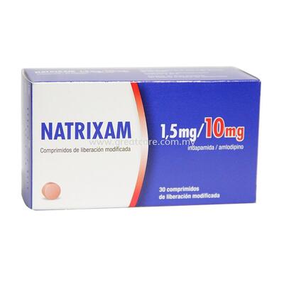 Natrixam Tabs 1.5mg/10mg 30ct: $1.50