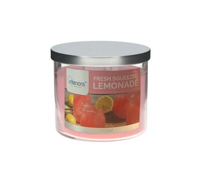 Jar Candle Interiors Fresh Squeezed Lemonade 3 Wick 13oz