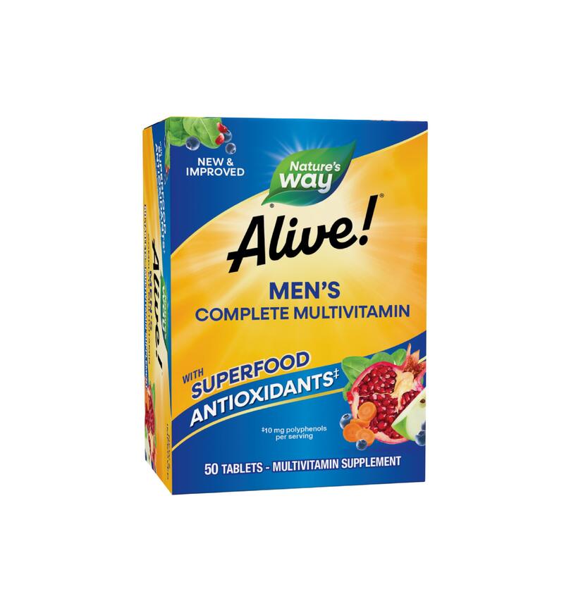 Alive Men's Complete Multivitamin with Superfood Antioxidants 50 tabs