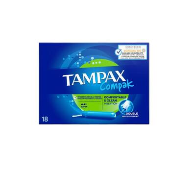Tampax Pearl Compak Super 18ct
