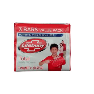 Lifebuoy Red Total Soap 3 count: $9.00