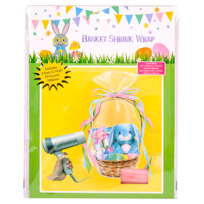 Basket Shrink Wrap Pastel Color 1 count