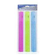 Basic Ruler With Handle Grip Assorted 12