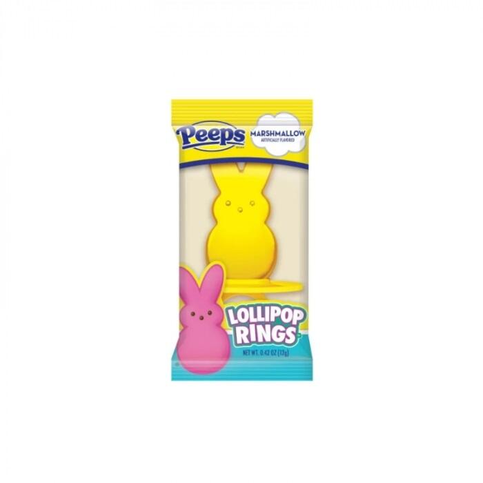 Peeps Bunny Lollipops Marshmallow 0.42oz