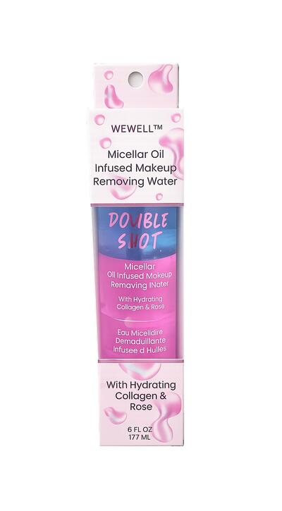 Wewell Micellar Oil Infused Removing Makeup Water Collagen And Rose 6oz