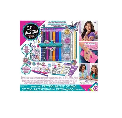 Kids Be Inspired Burst Tattoo Artist Studio Set 20 pieces