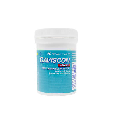 Gaviscon Advance Tab P/Mint 60: $30.00