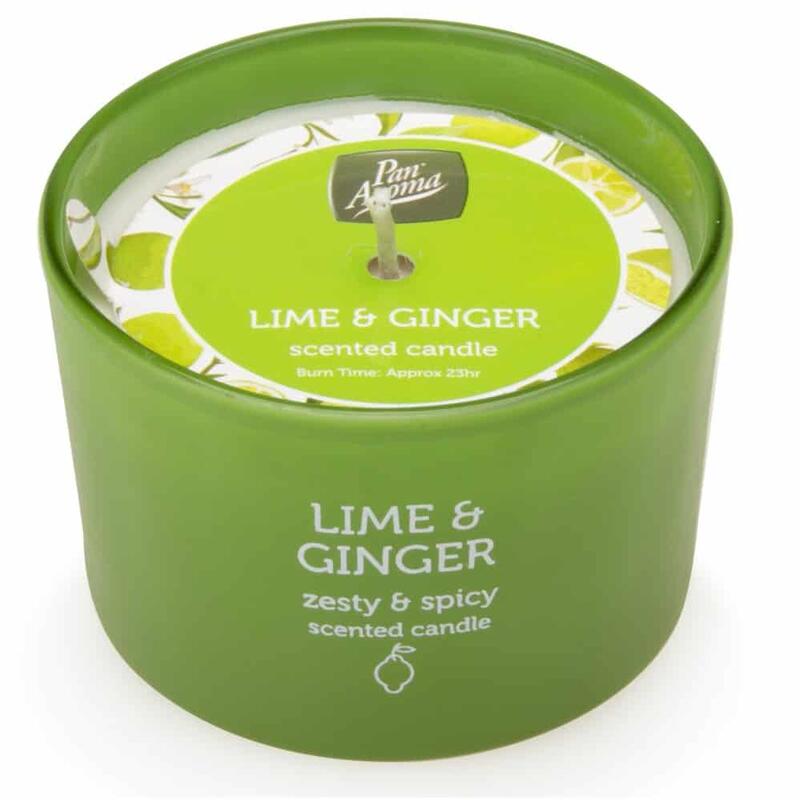 Pan Aroma Lime & Ginger Scented Candle