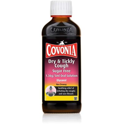 Covonia Dry & Tickly Cough 150ml: $12.00